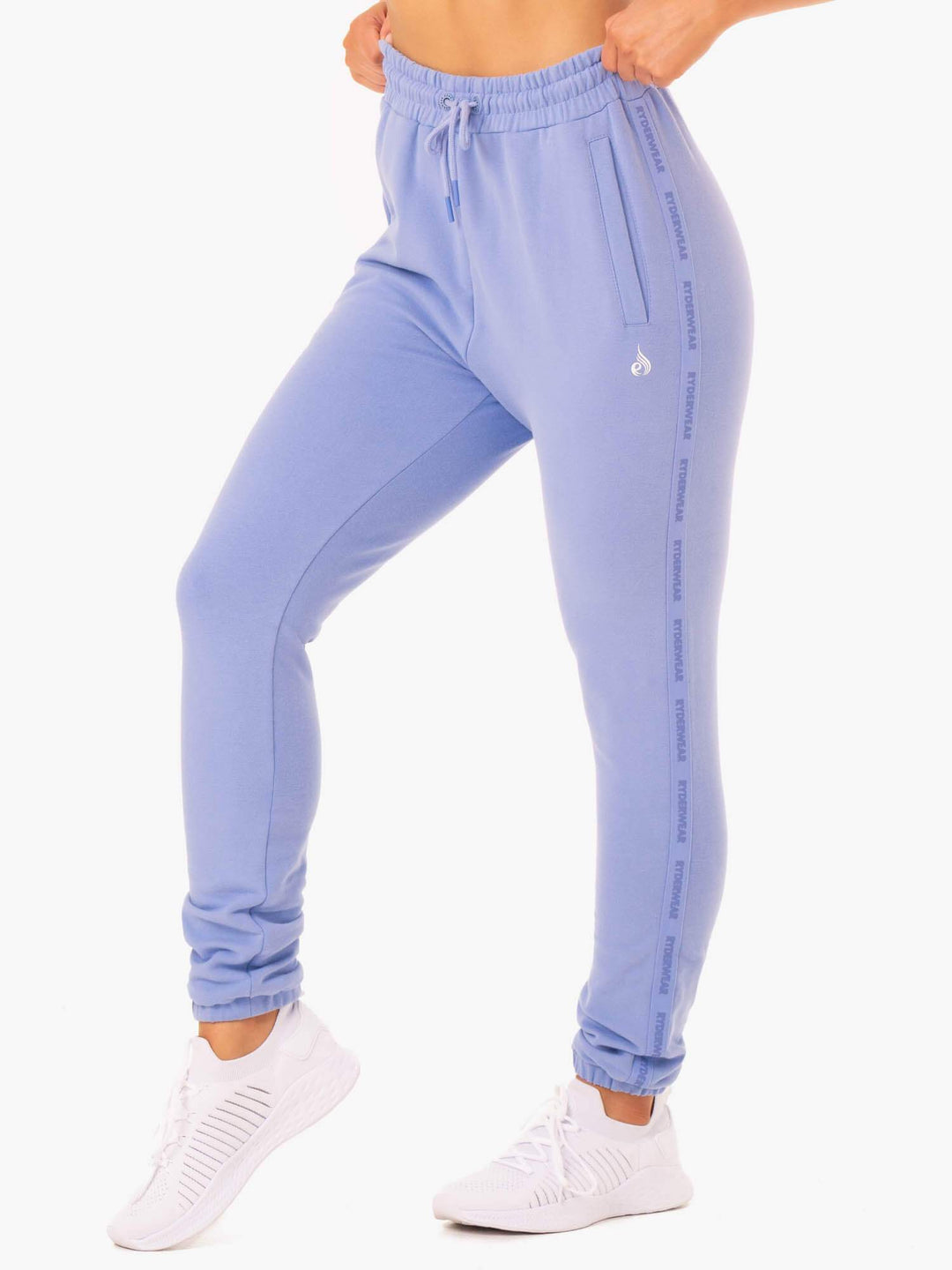 Base High Waisted Track Pants - Purple Clothing Ryderwear 