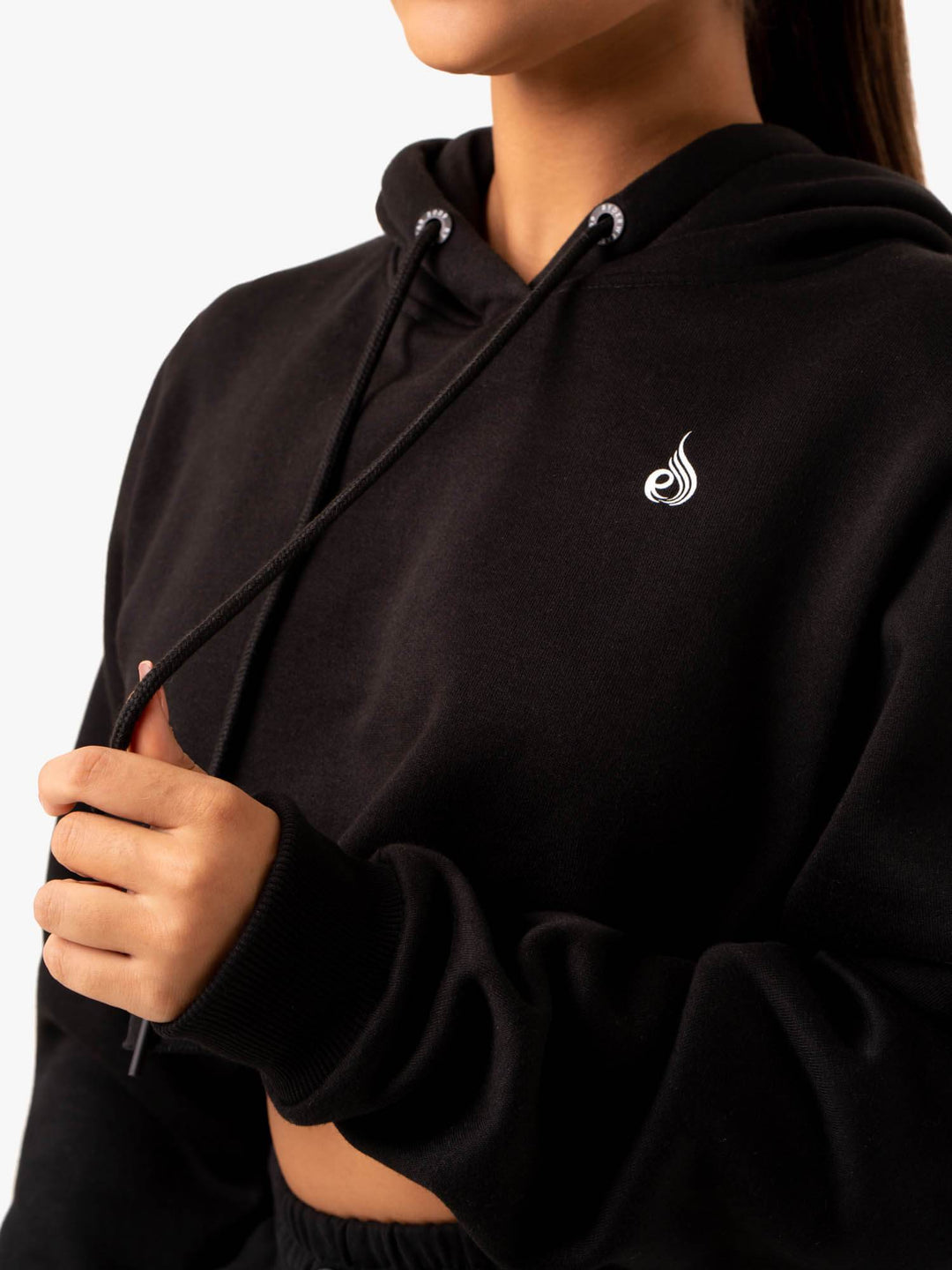 Base Pullover Hoodie - Black Clothing Ryderwear 