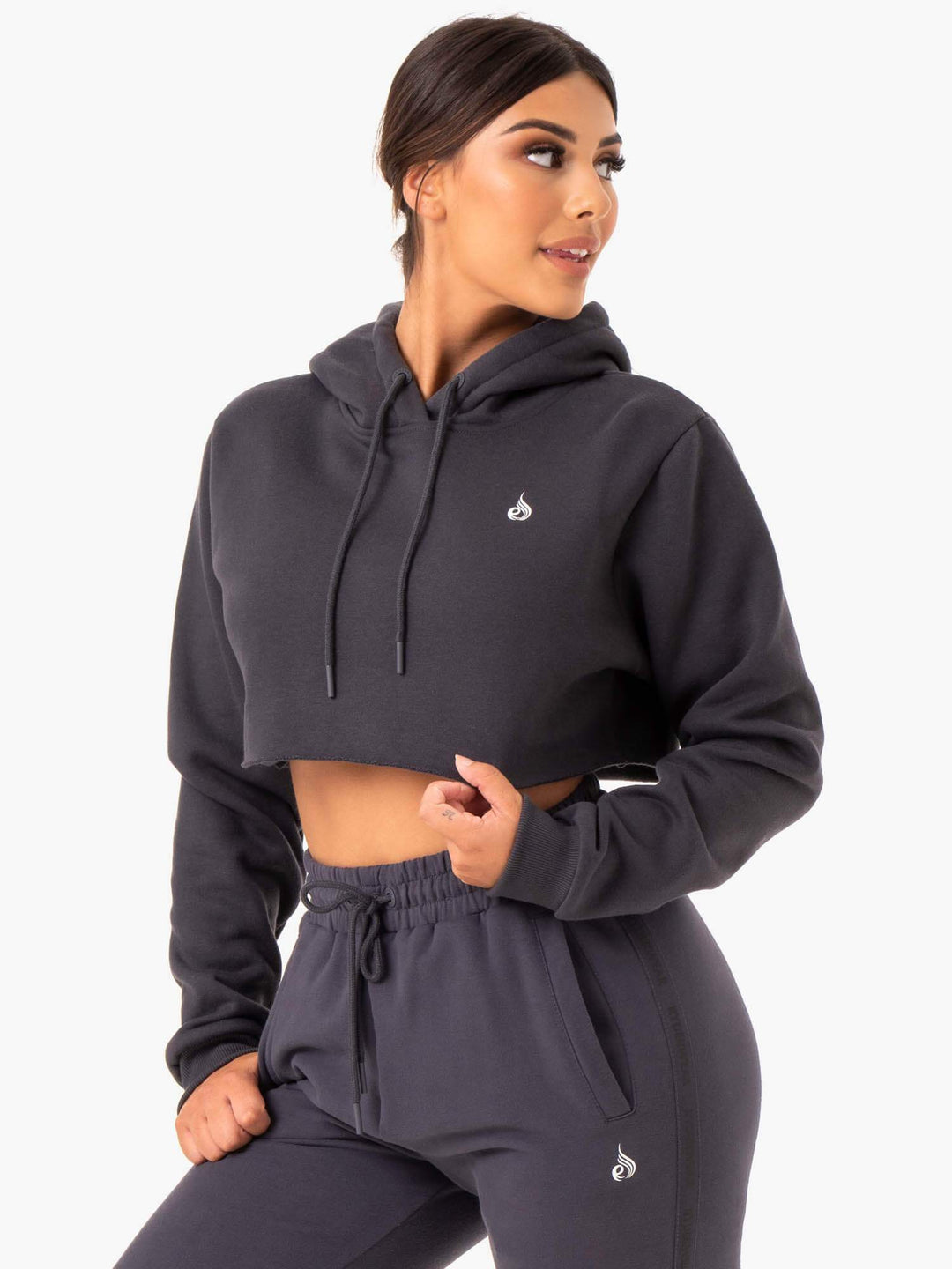 Base Pullover Hoodie - Charcoal Clothing Ryderwear 