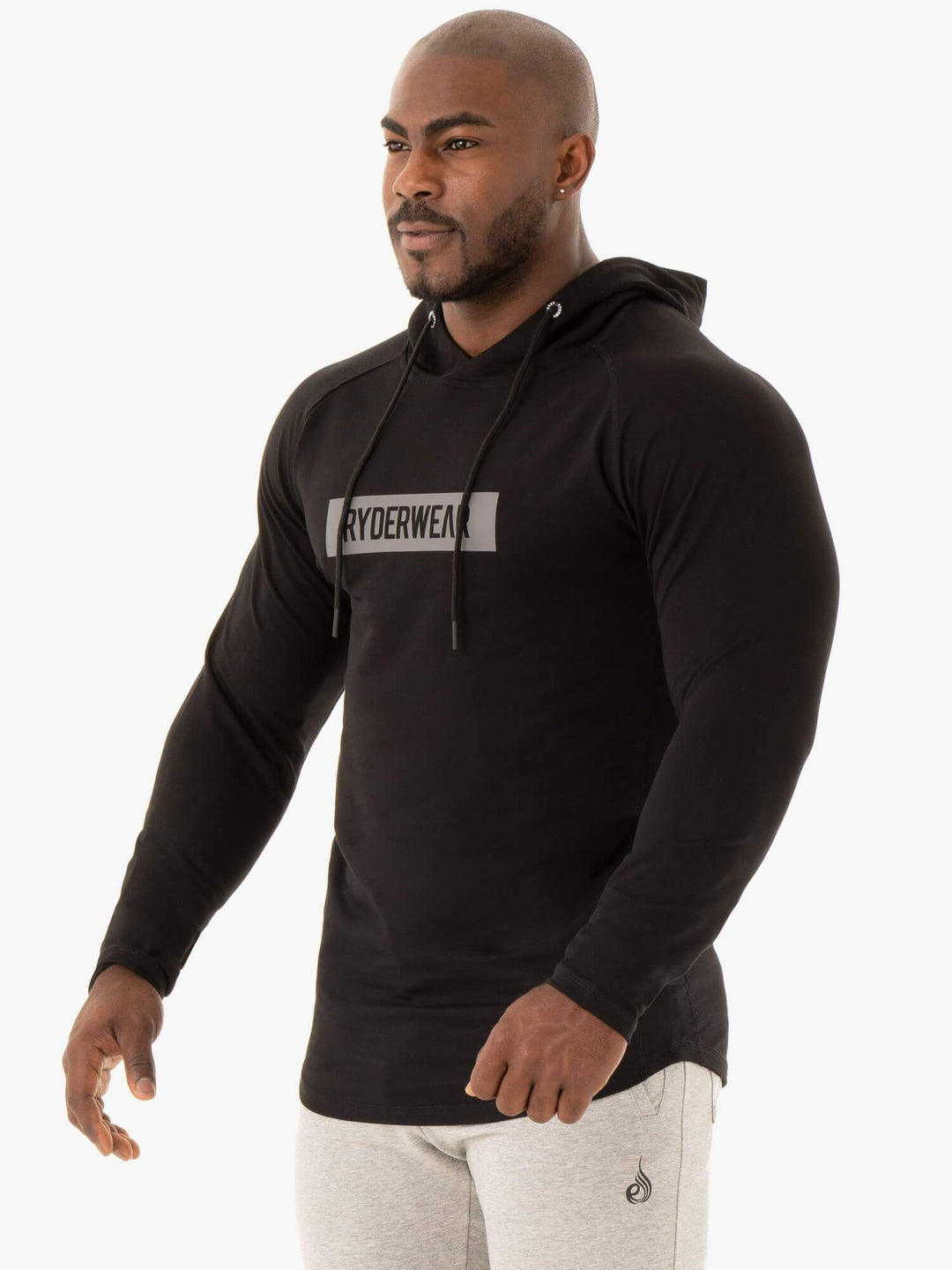 Base Pullover Jumper - Black Clothing Ryderwear 