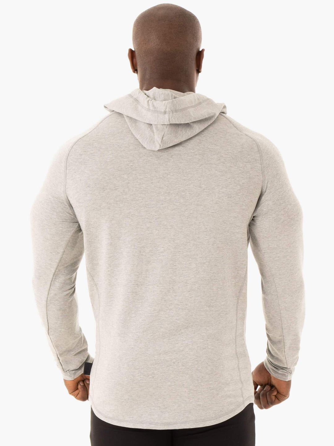 Base Pullover Jumper - Grey Marl Clothing Ryderwear 