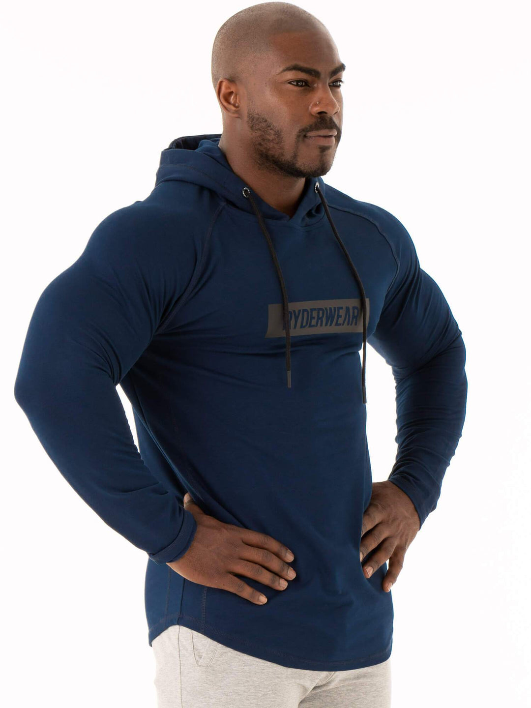 Base Pullover Jumper - Navy Clothing Ryderwear 