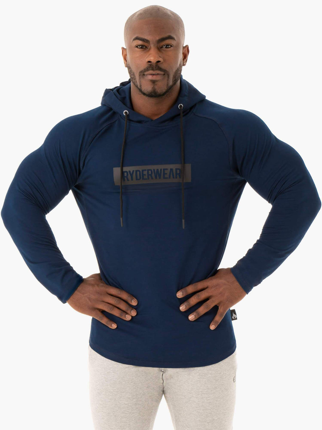 Base Pullover Jumper - Navy Clothing Ryderwear 