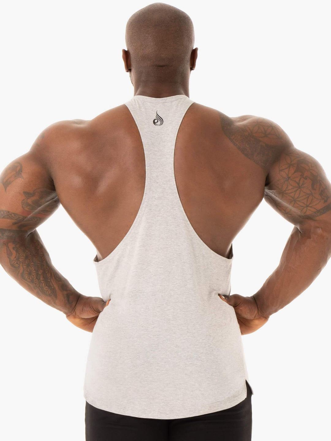 Base Stringer T-Back - Grey Marl Clothing Ryderwear 