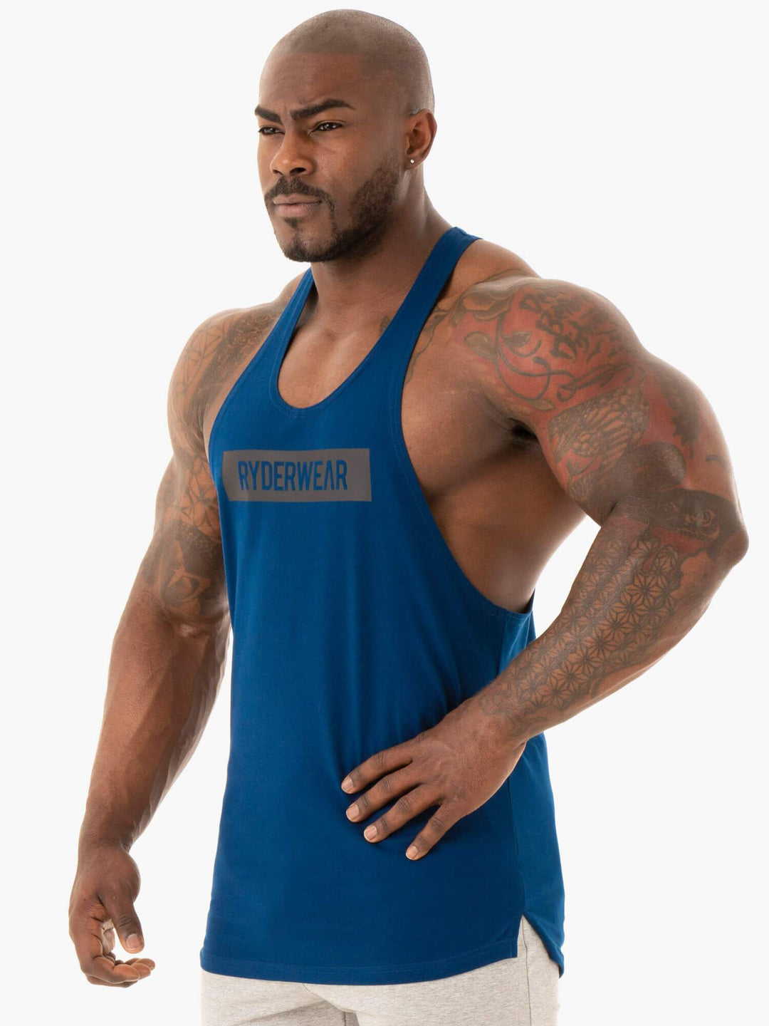 Base Stringer T-Back - Navy Clothing Ryderwear 