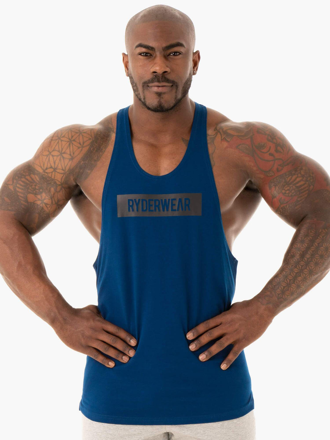 Base Stringer T-Back - Navy Clothing Ryderwear 