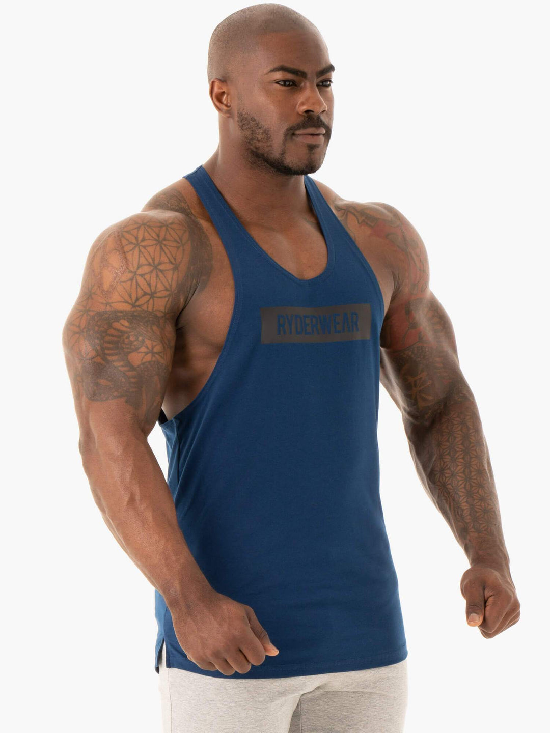 Base Stringer T-Back - Navy Clothing Ryderwear 