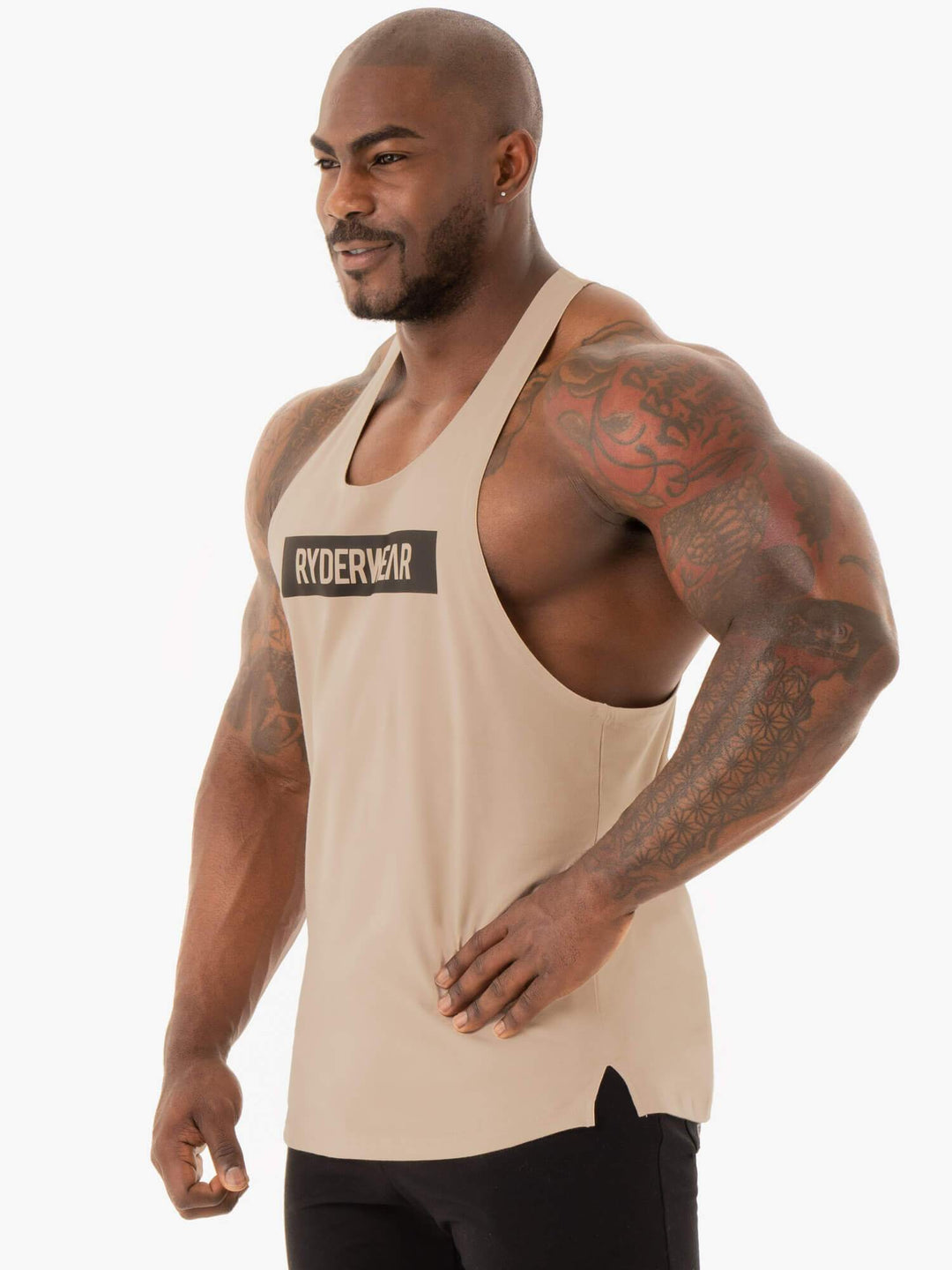 Base Stringer T-Back - Sand Clothing Ryderwear 