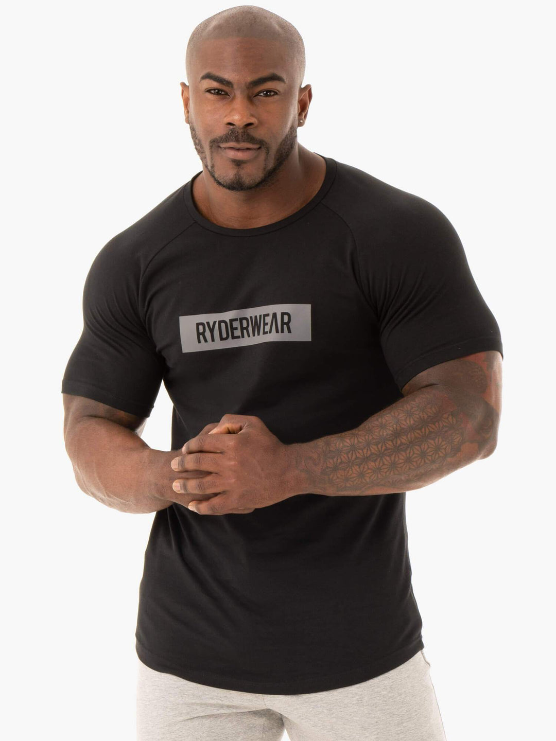 Base T-Shirt - Black Clothing Ryderwear 