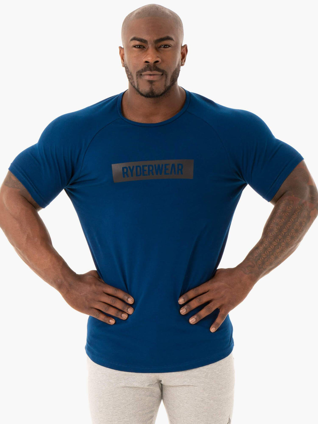 Base T-Shirt - Navy Clothing Ryderwear 