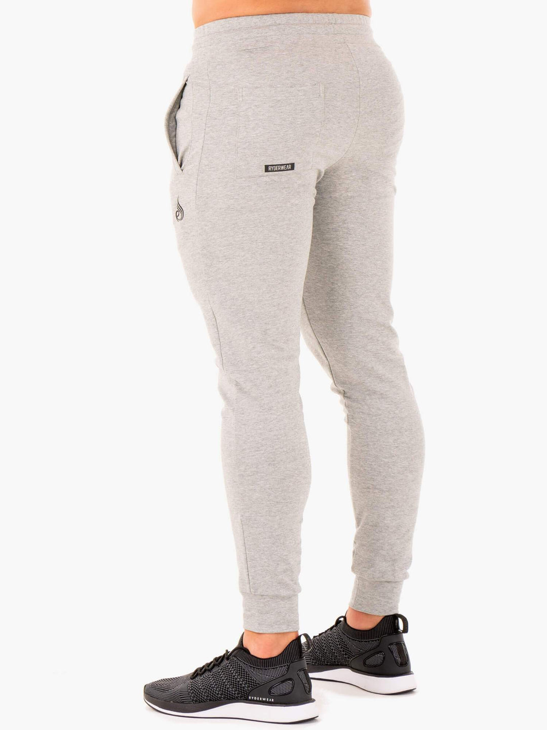 Base Track Pants - Grey Marl Clothing Ryderwear 