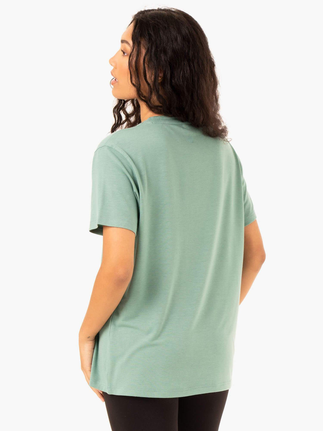 Boyfriend Longline T-Shirt - Sage Clothing Ryderwear 