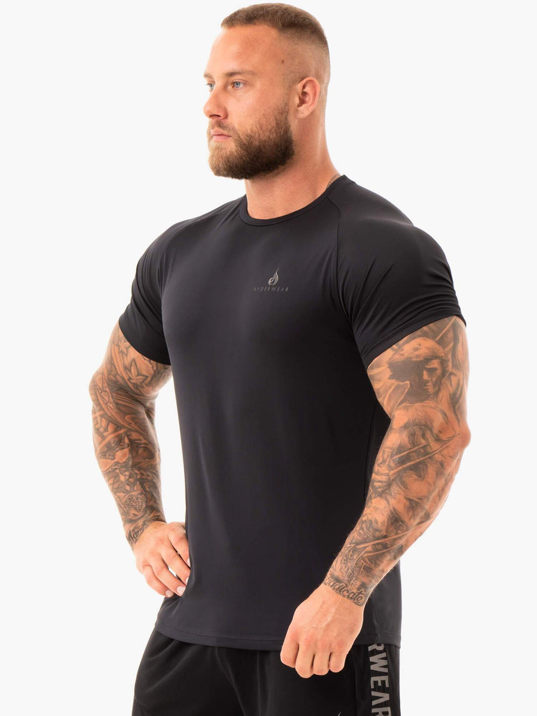 Breeze T-Shirt - Black Clothing Ryderwear 