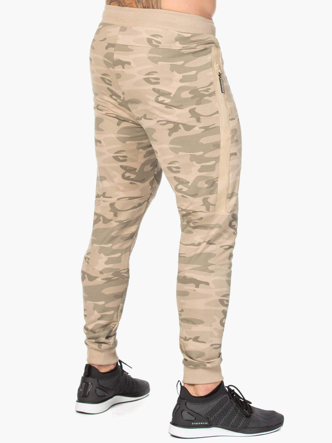 Camo Fleece Track Pant - Tan Camo Clothing Ryderwear 