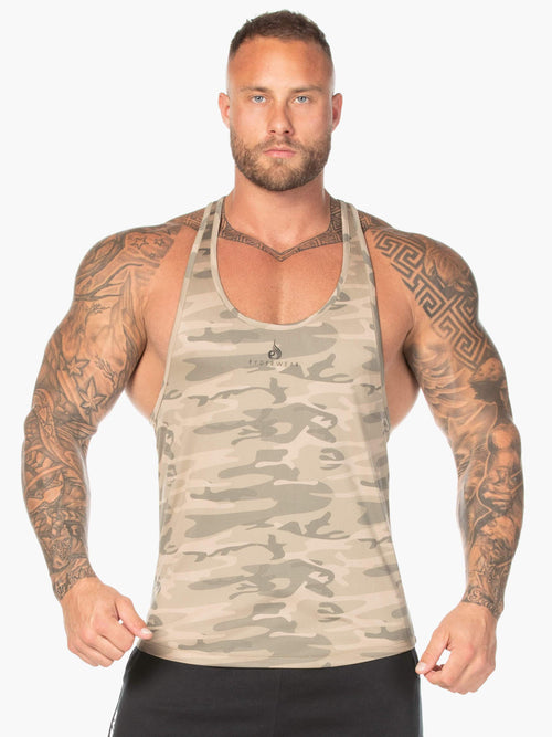 Camo Stringer T-Back Tan Camo