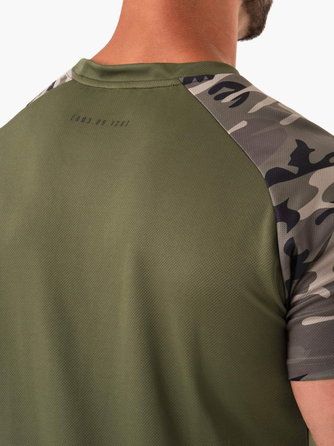 Camo Tech Mesh T-Shirt - Khaki Camo Clothing Ryderwear 