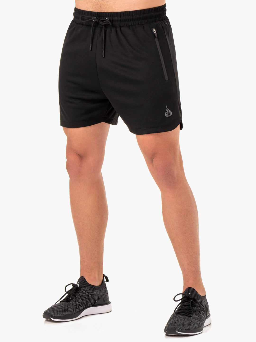 Camo Tech Mesh Training Shorts - Black Clothing Ryderwear 