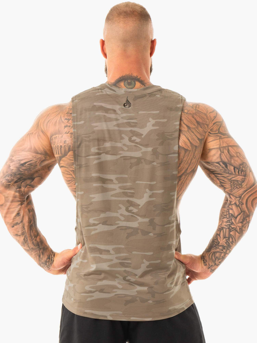 Combat Baller Tank - Khaki Camo Clothing Ryderwear 