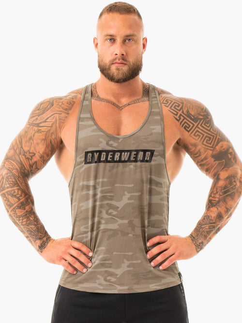 Combat Stringer Khaki Camo