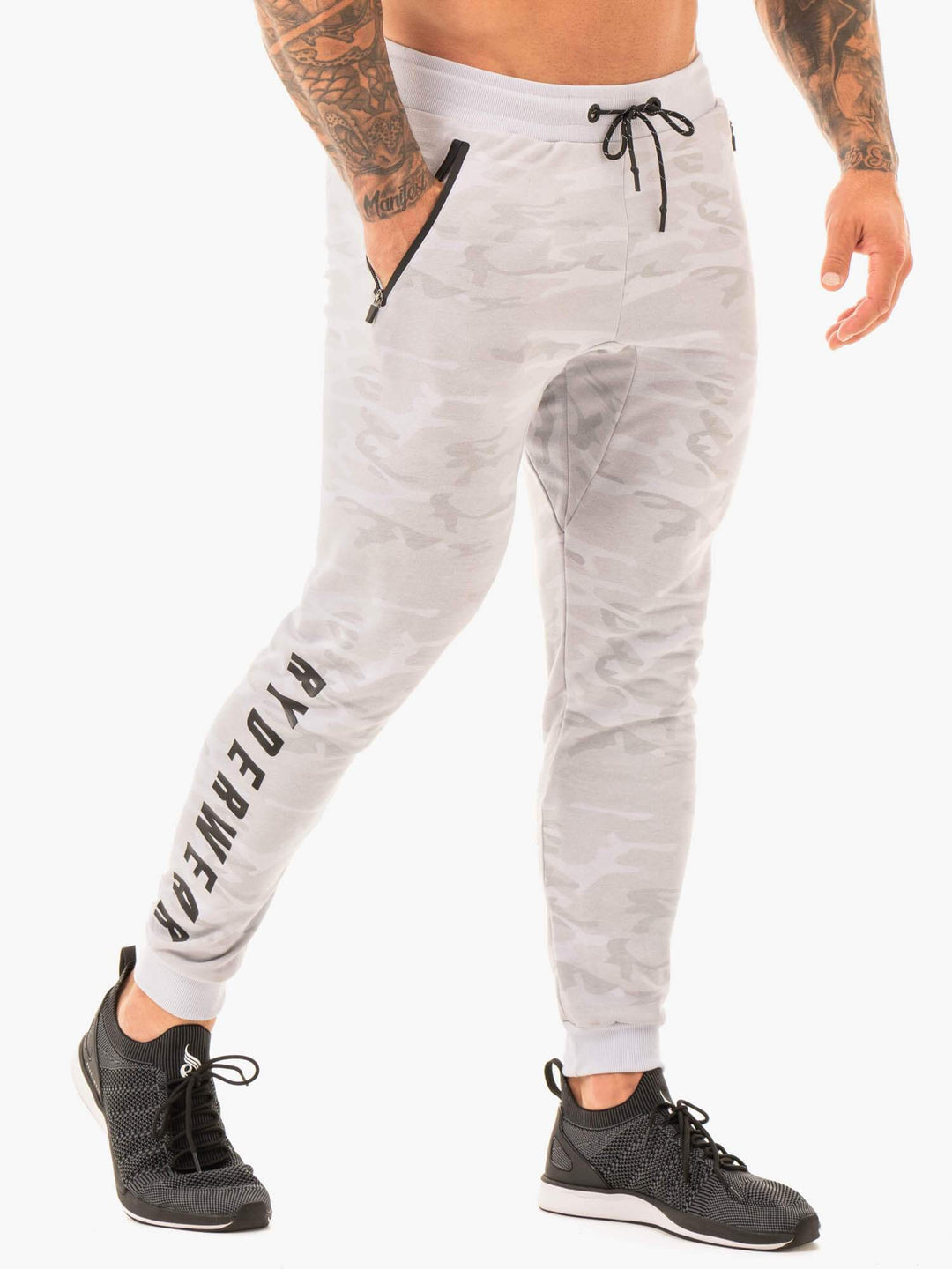 Combat Track Pants - Grey Camo Clothing Ryderwear 