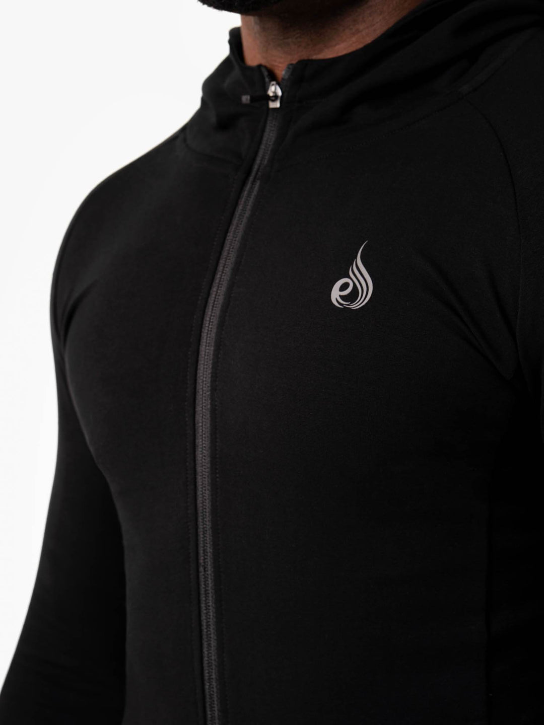 Critical Zip Up Hoodie - Black Clothing Ryderwear 