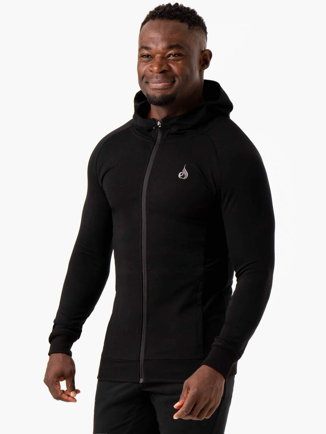 Critical Zip Up Hoodie - Black Clothing Ryderwear 