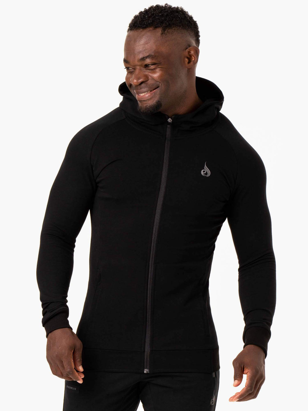 Critical Zip Up Hoodie - Black Clothing Ryderwear 