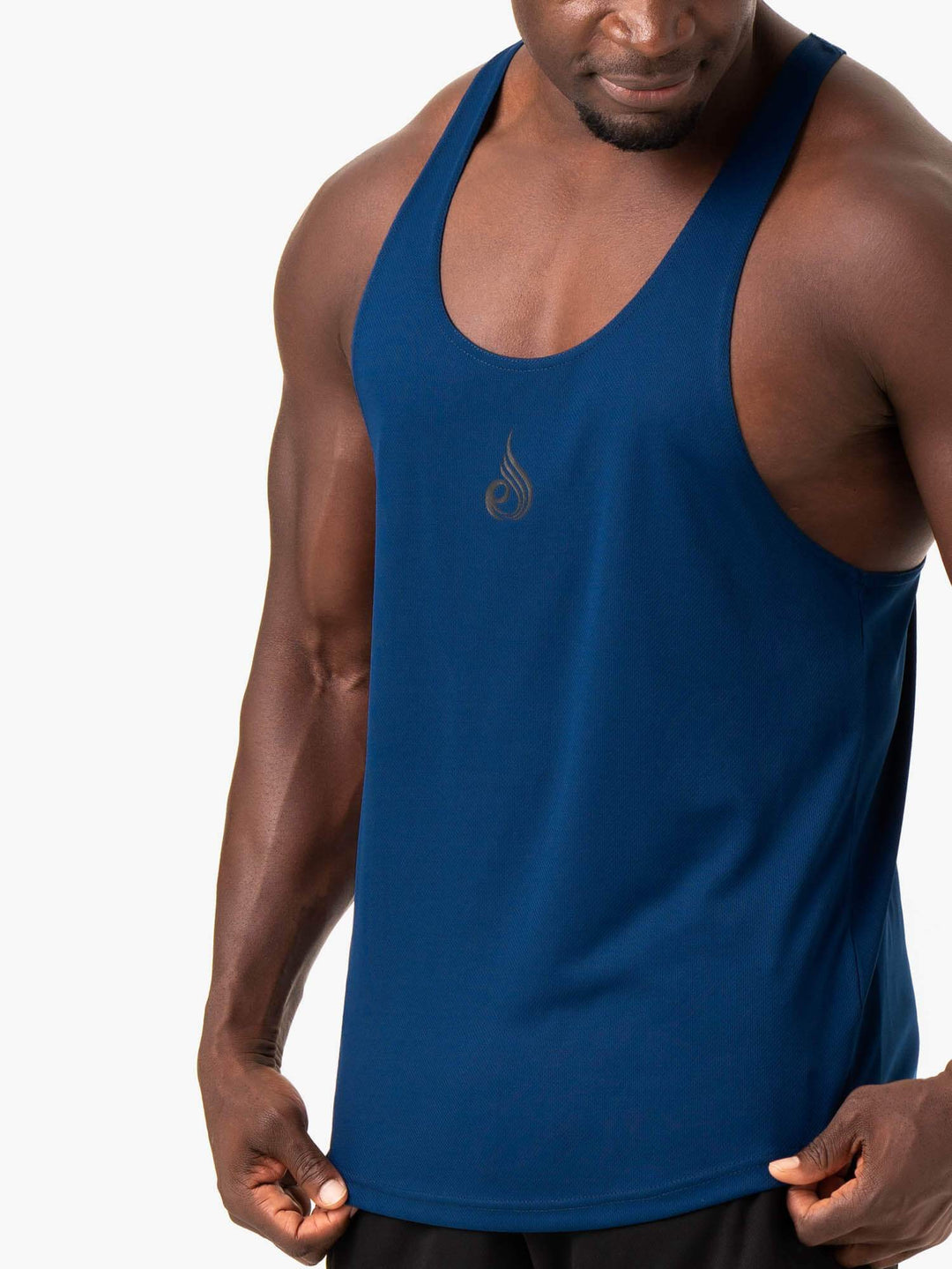 Define Mesh T-Back - Blue Clothing Ryderwear 