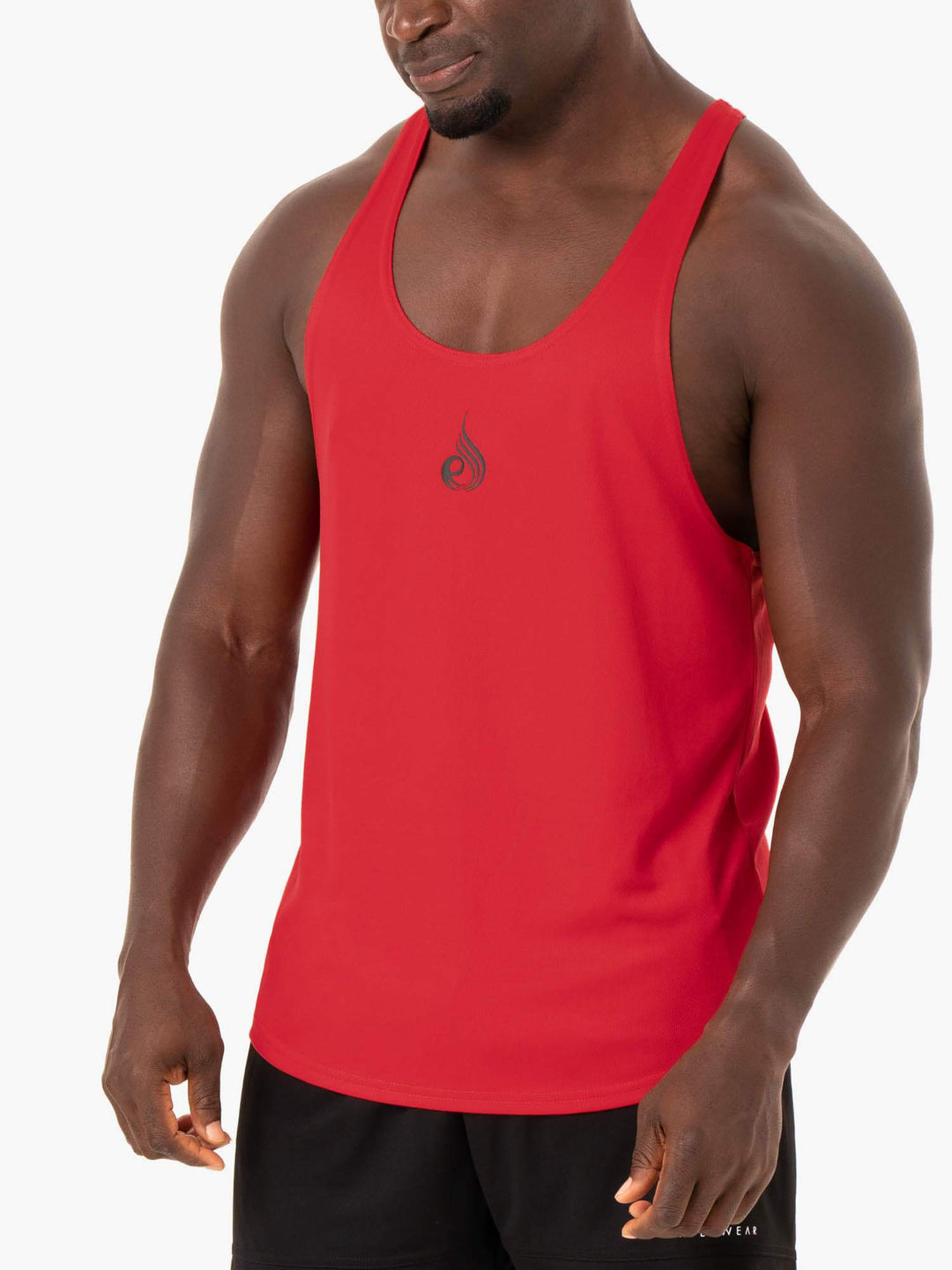 Define Mesh T-Back - Red Clothing Ryderwear 