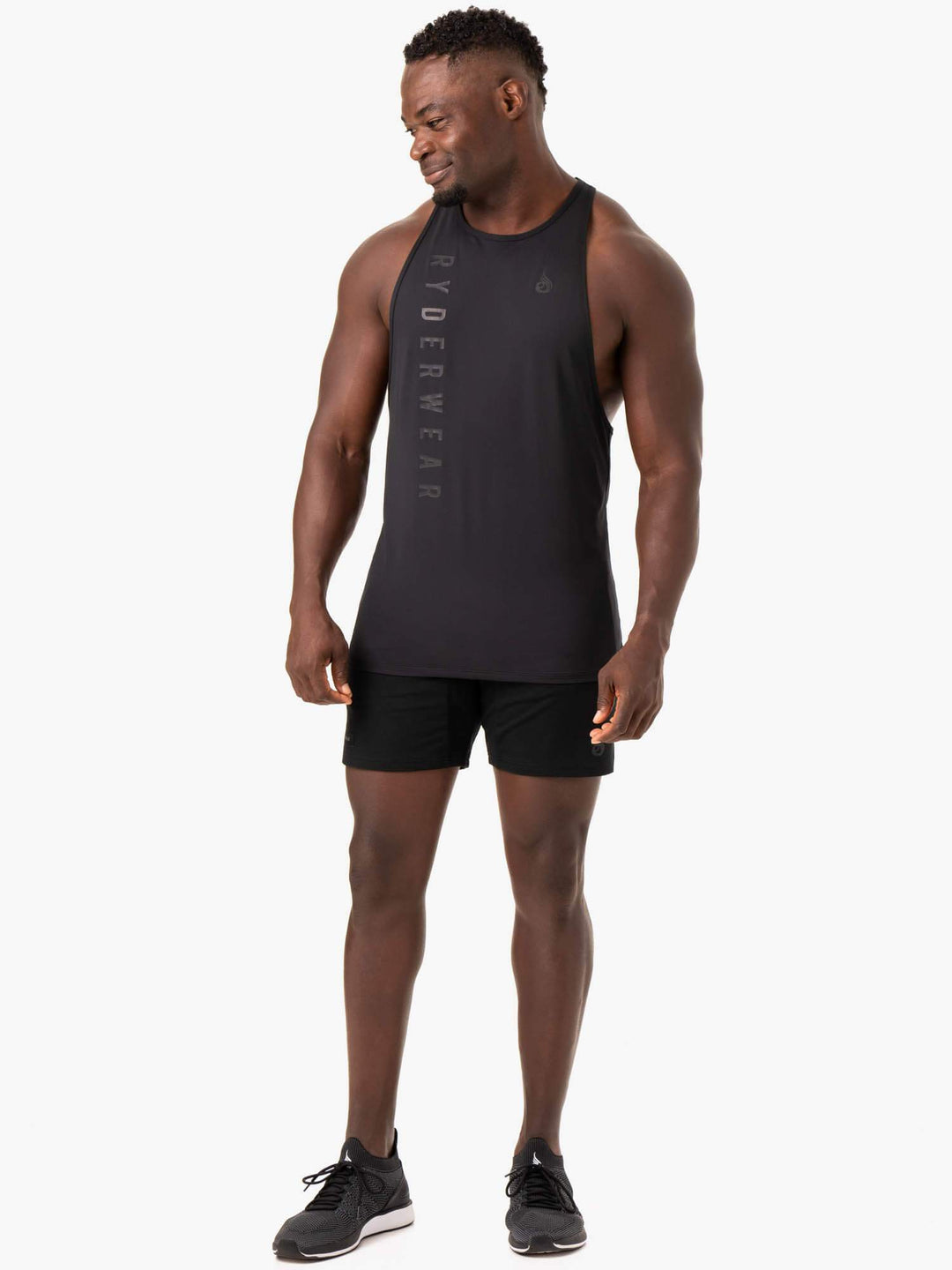 Endurance High Rise T-Back - Black Clothing Ryderwear 