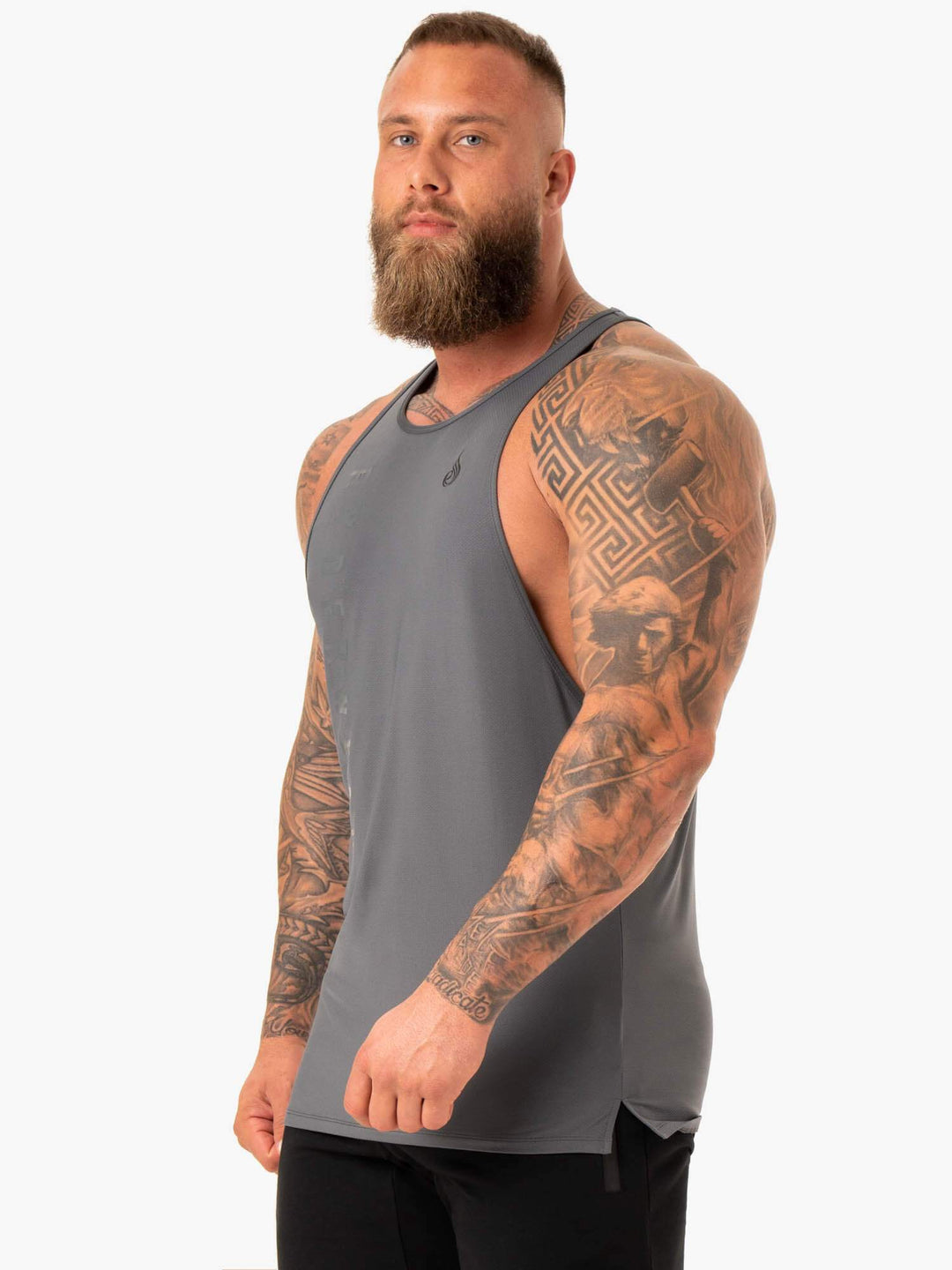 Endurance High Rise T-Back - Charcoal Clothing Ryderwear 