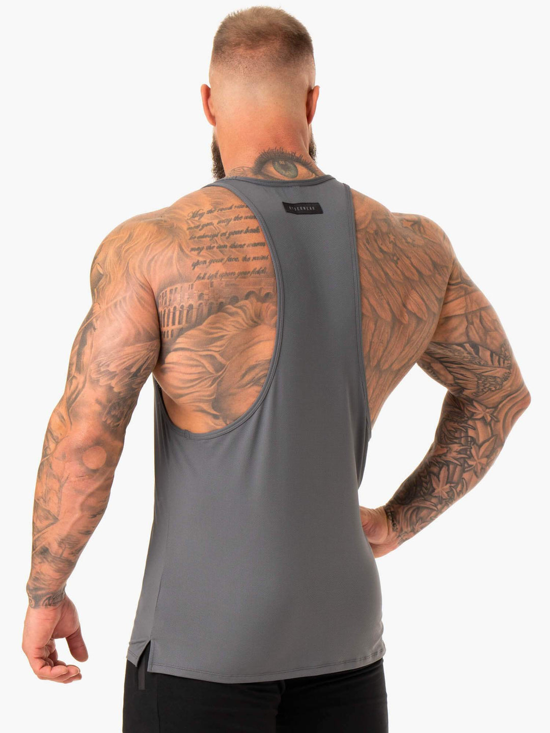 Endurance High Rise T-Back - Charcoal Clothing Ryderwear 