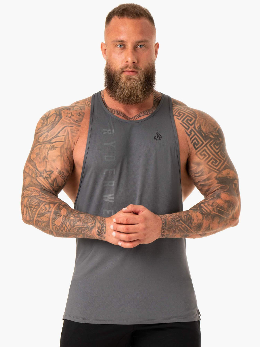 Endurance High Rise T-Back - Charcoal Clothing Ryderwear 