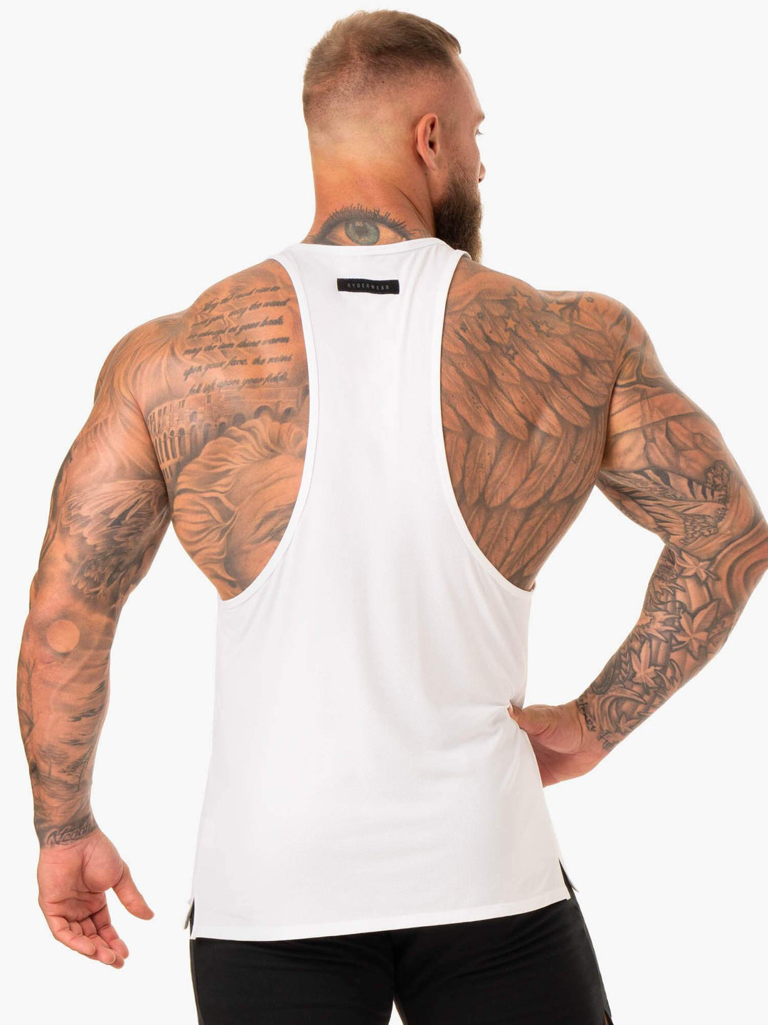 Endurance High Rise T-Back - White Clothing Ryderwear 