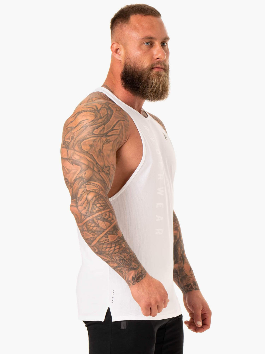 Endurance High Rise T-Back - White Clothing Ryderwear 