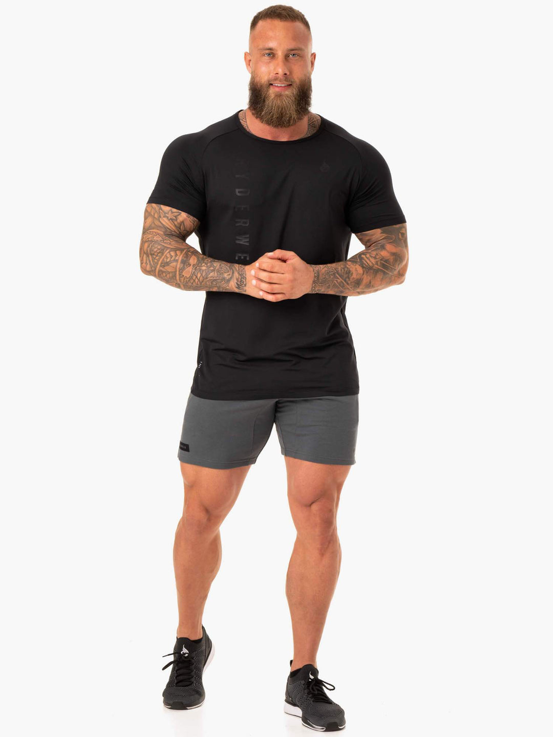 Endurance Track Shorts - Charcoal Clothing Ryderwear 