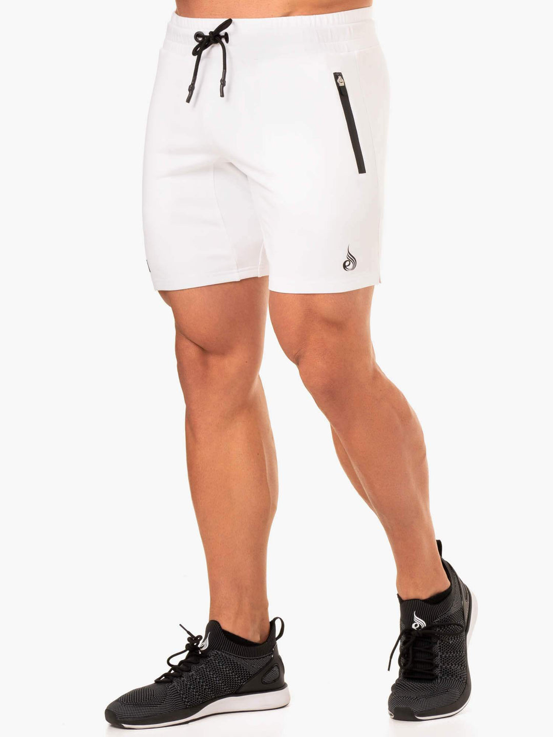 Endurance Track Shorts - White Clothing Ryderwear 