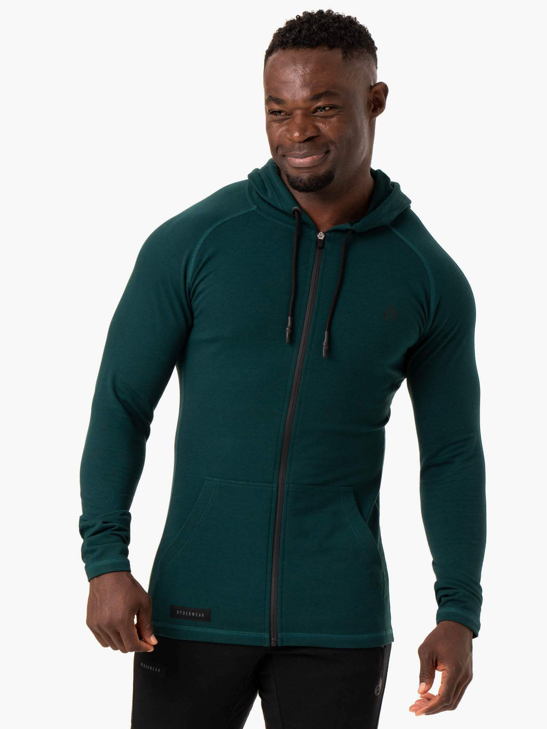 Endurance Zip Up Jacket - Forest Green Clothing Ryderwear 