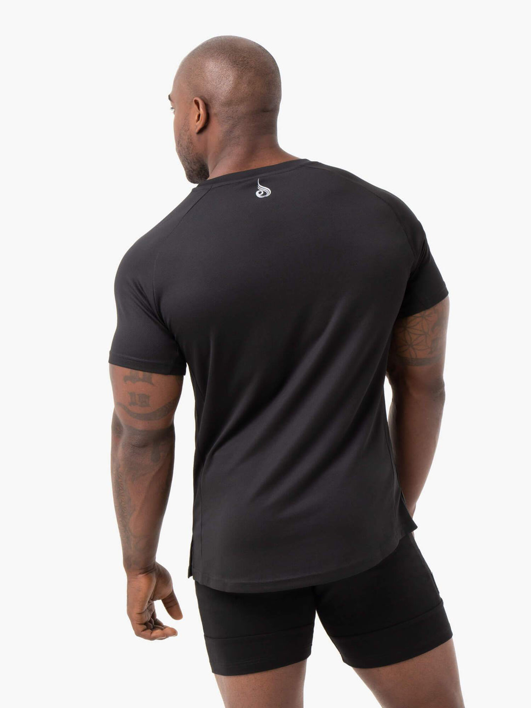 Energy Mesh T-Shirt - Black Clothing Ryderwear 