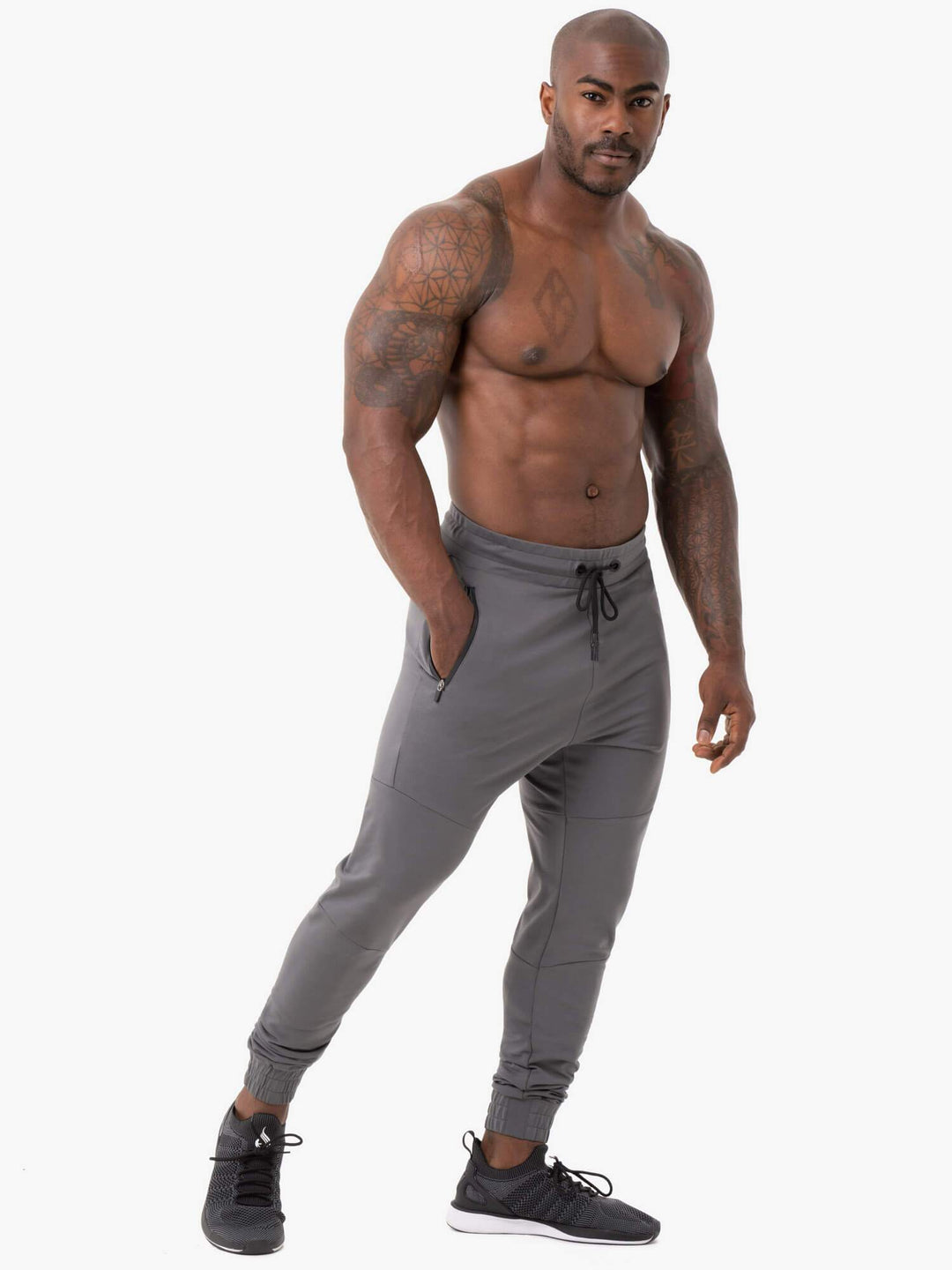 Energy Track Pants - Charcoal Clothing Ryderwear 