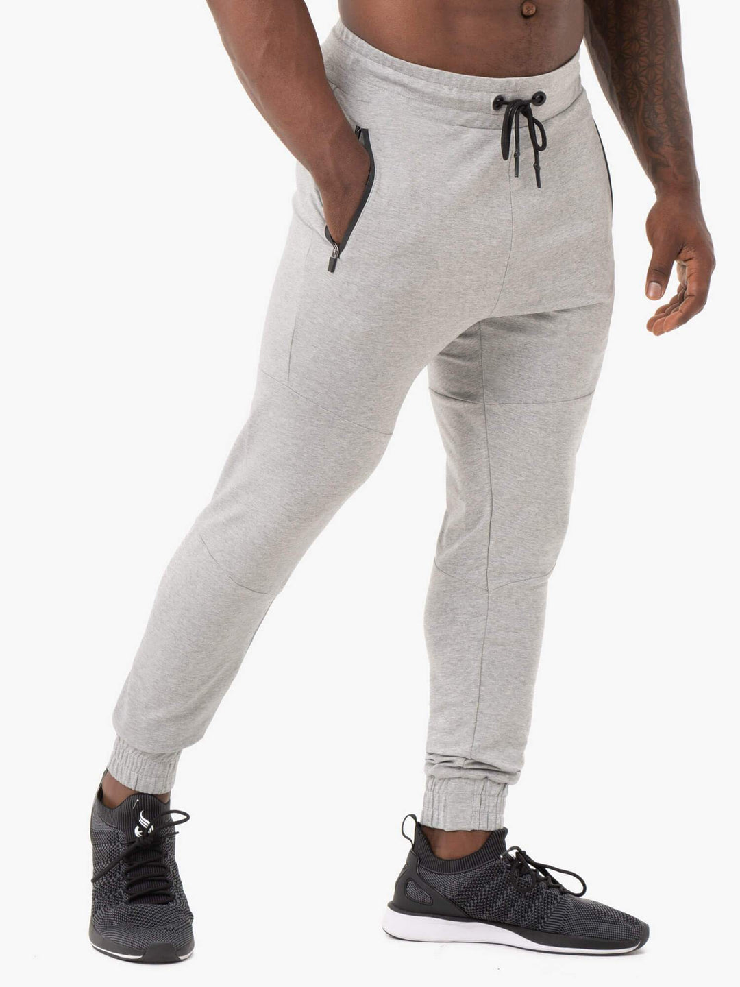 Energy Track Pants - Grey Marl Clothing Ryderwear 