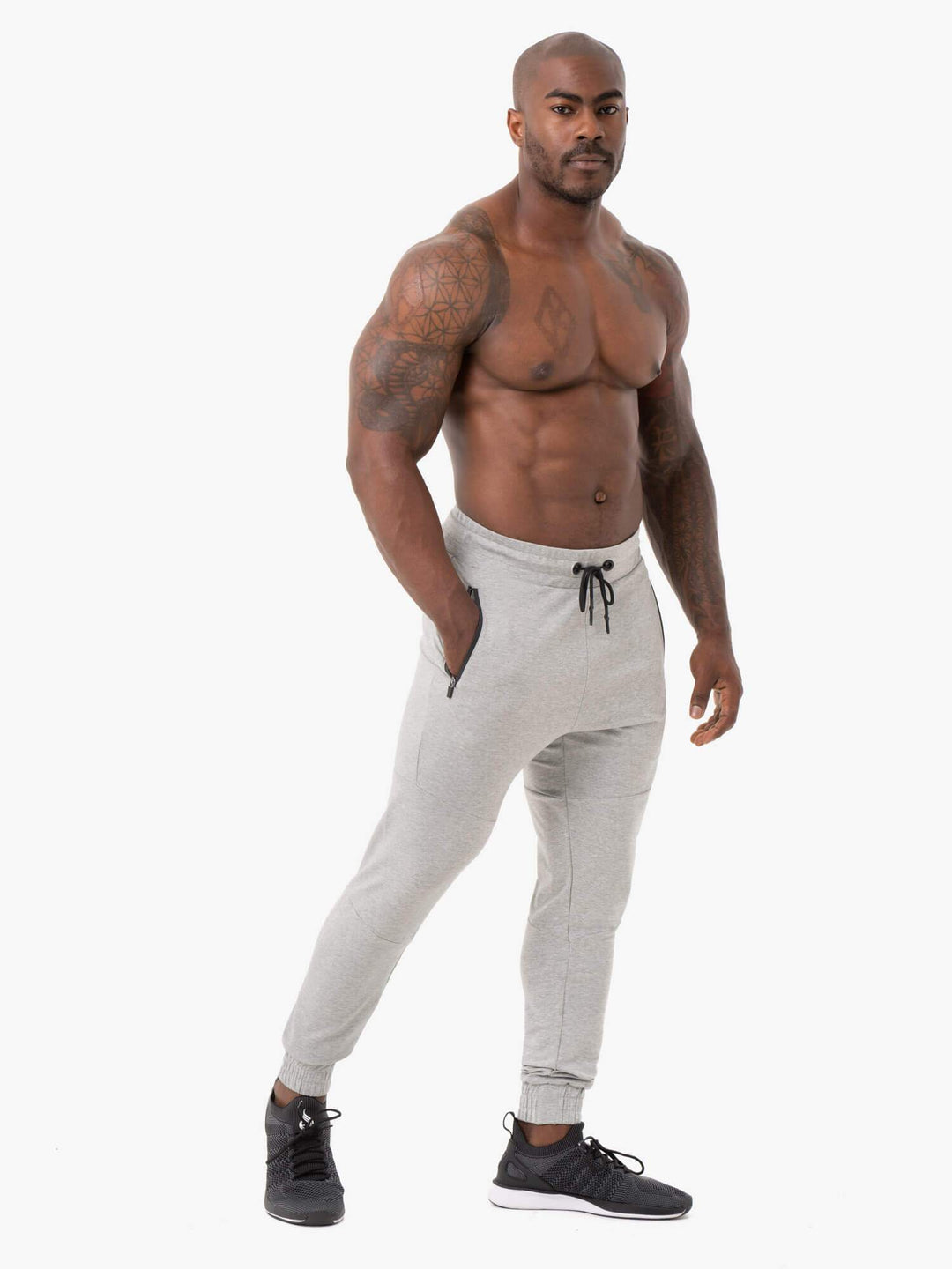 Energy Track Pants - Grey Marl Clothing Ryderwear 