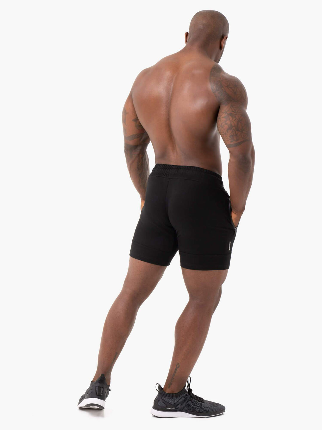 Energy Track Shorts - Black Clothing Ryderwear 