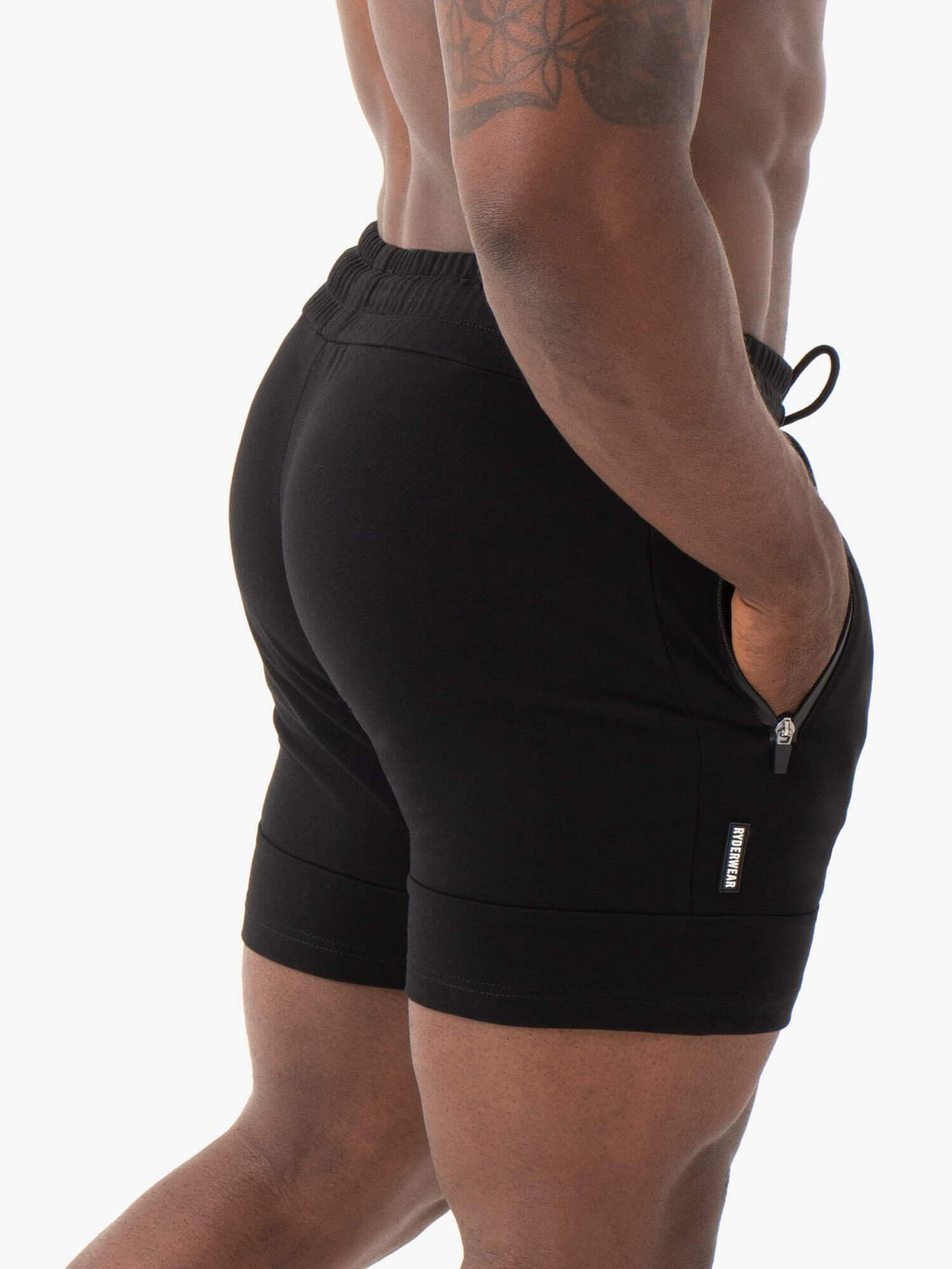 Energy Track Shorts - Black Clothing Ryderwear 