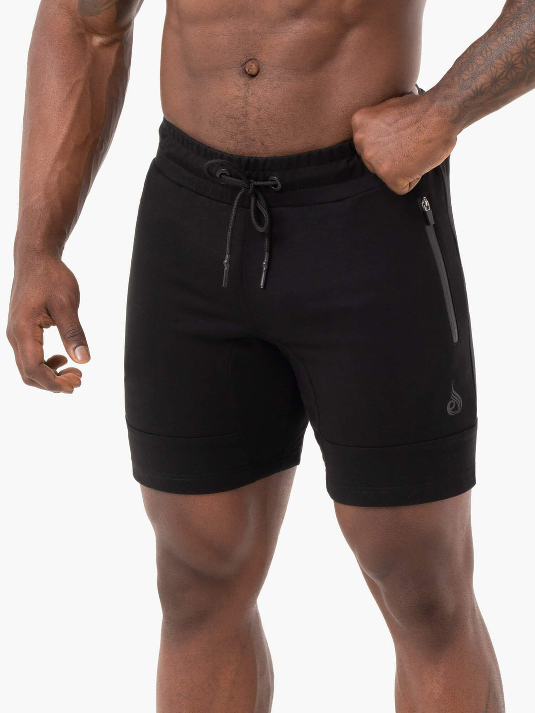 Energy Track Shorts - Black Clothing Ryderwear 