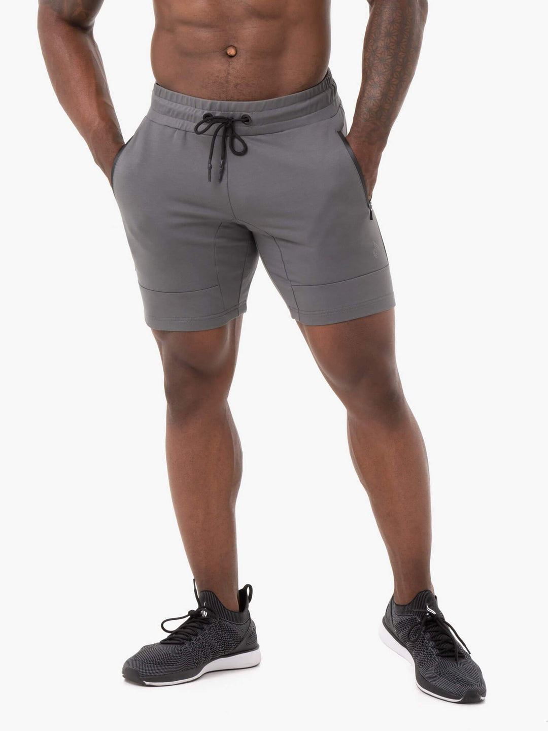 Energy Track Shorts - Charcoal Clothing Ryderwear 