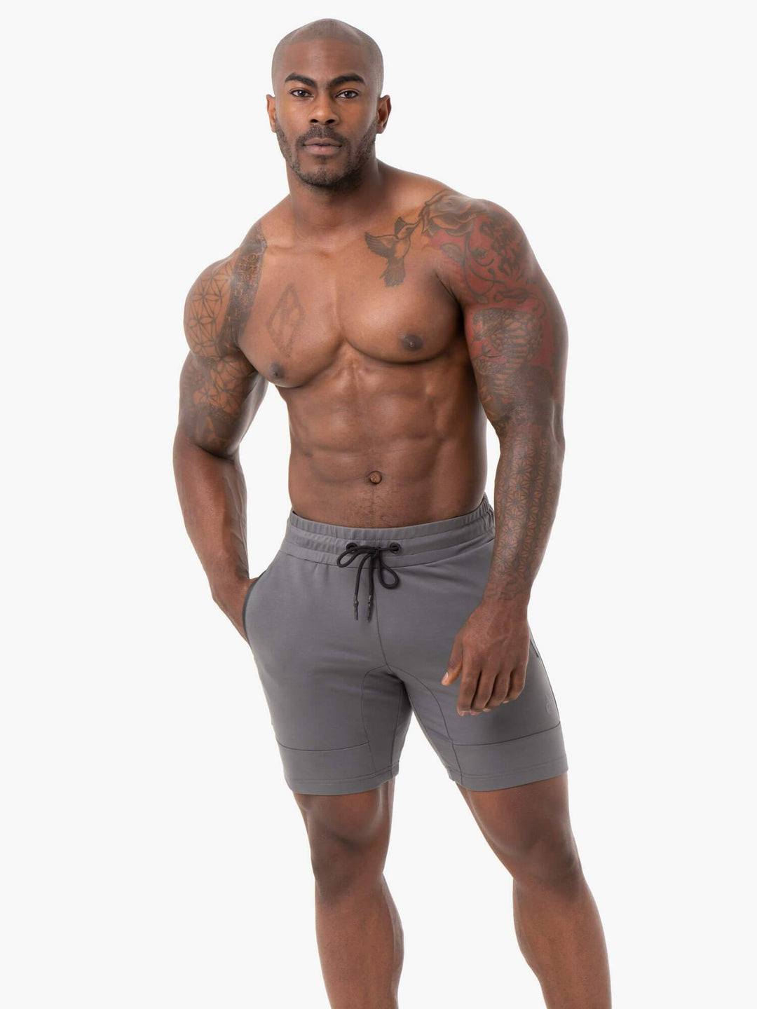 Energy Track Shorts - Charcoal Clothing Ryderwear 