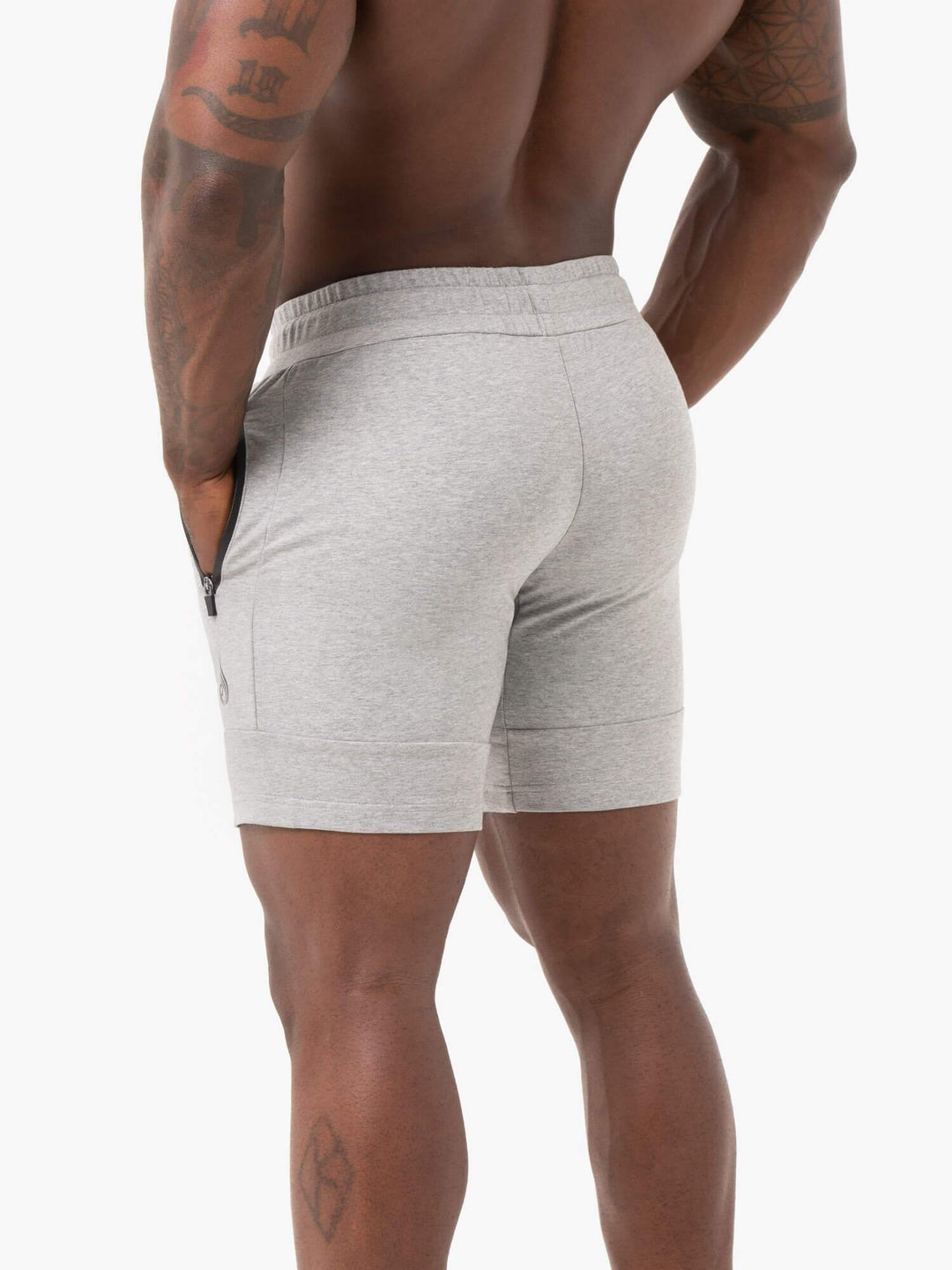 Energy Track Shorts - Grey Marl Clothing Ryderwear 