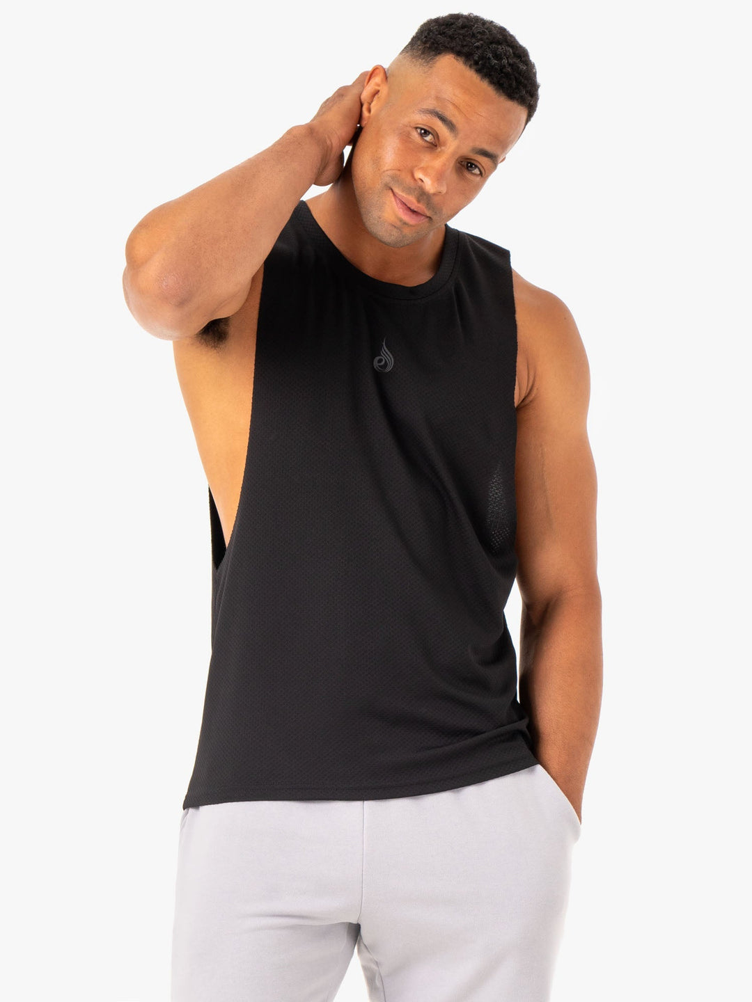 Enhance Baller Tank - Black Clothing Ryderwear 