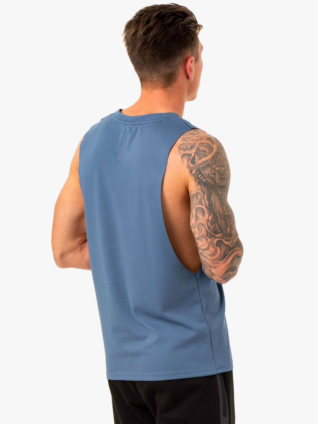 Enhance Baller Tank - Blue Clothing Ryderwear 